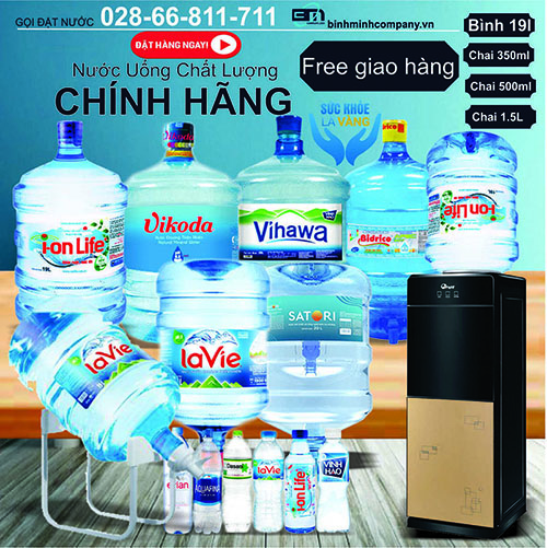 Đại lý nước uống đóng bình đóng chai quận Phú Nhuận